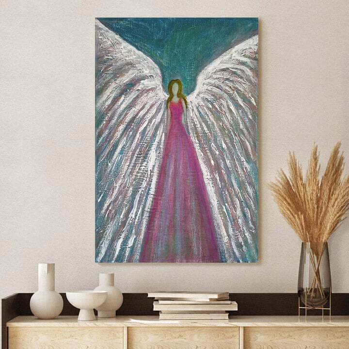 Christian Canvas Print Original Guardian Angel Christian Canvas Print Original Guardian Angel