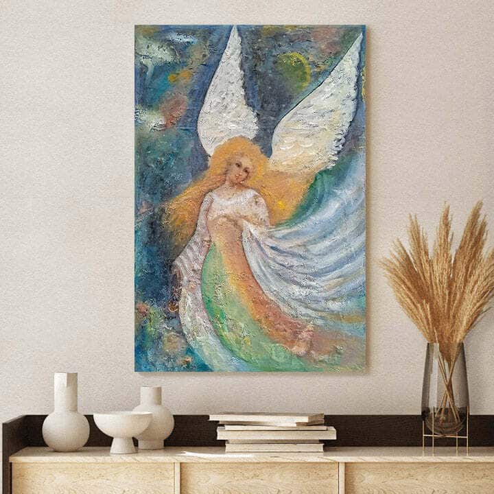 Christian Canvas Print Angel Oil Christian Canvas Print Angel Oil