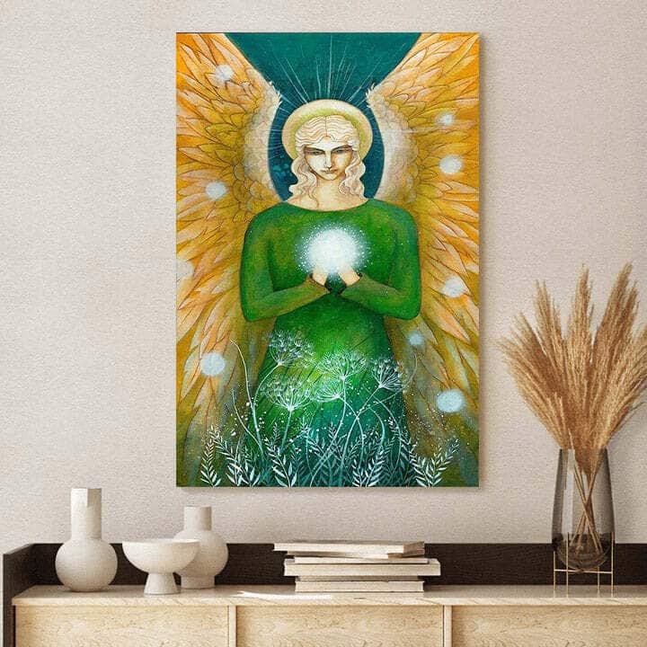 Christian Canvas Print Archangel Raphael Christian Canvas Print Archangel Raphael