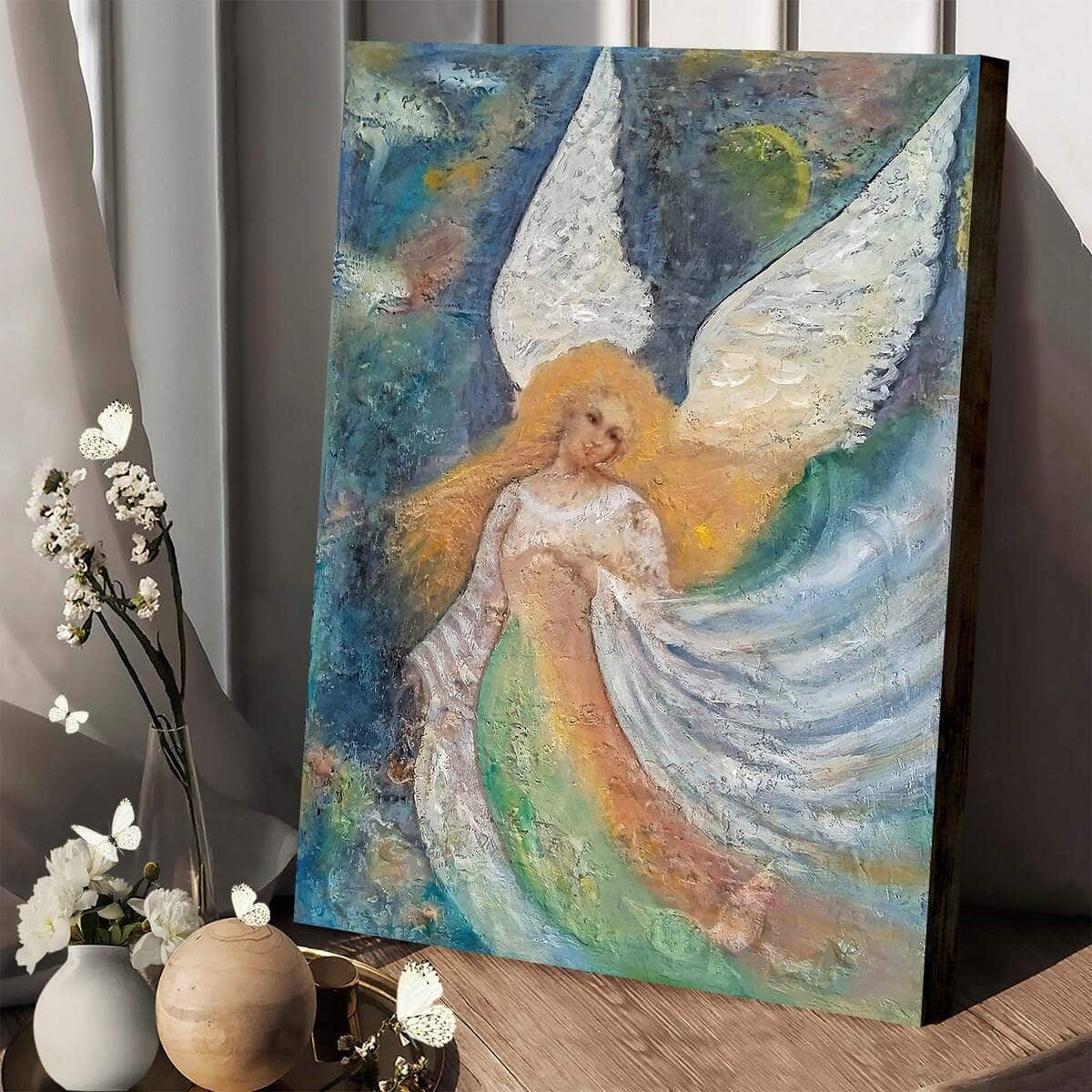Christian Canvas Print Angel Oil Christian Canvas Print Angel Oil