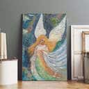 Christian Canvas Print Angel Oil