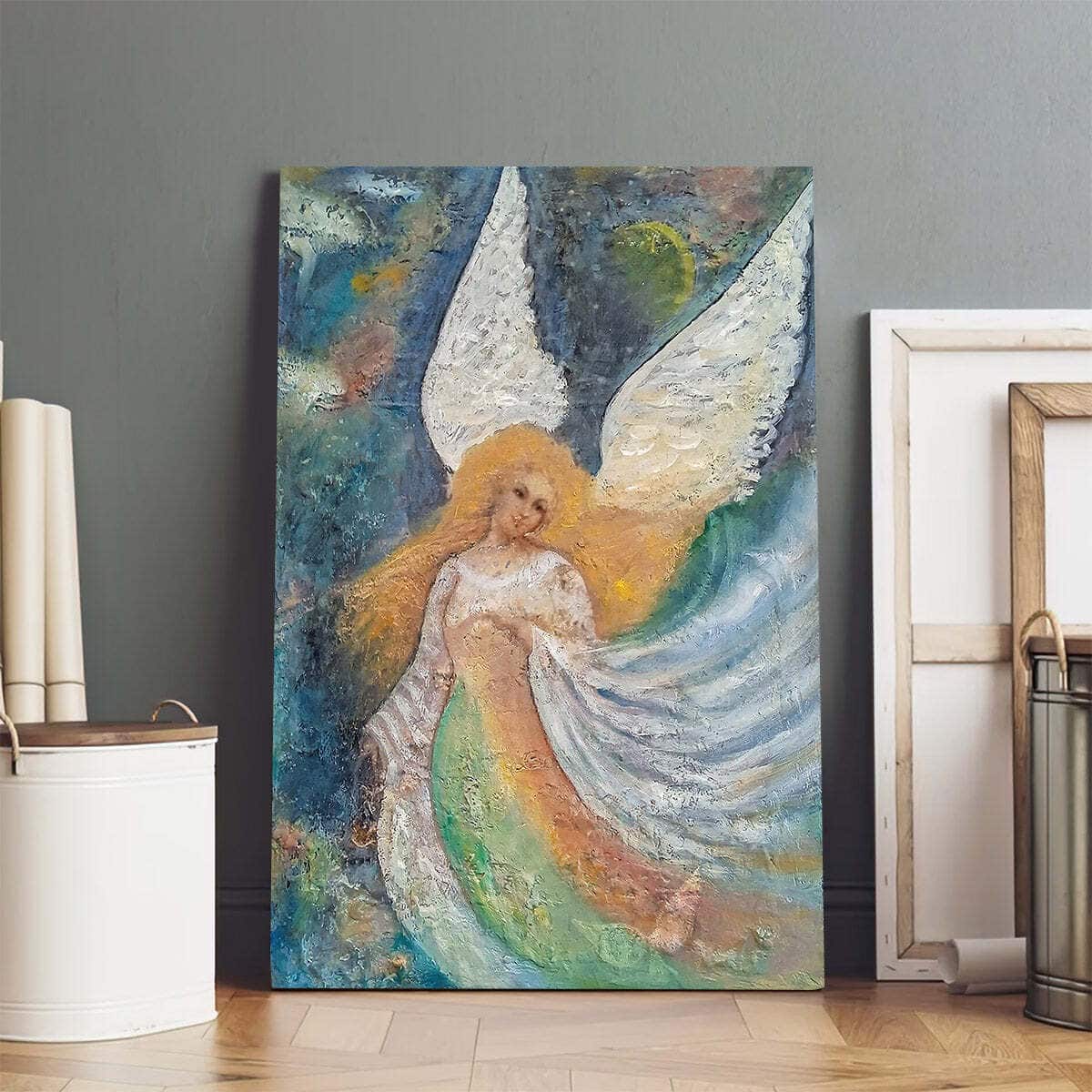 Christian Canvas Print Angel Oil Christian Canvas Print Angel Oil