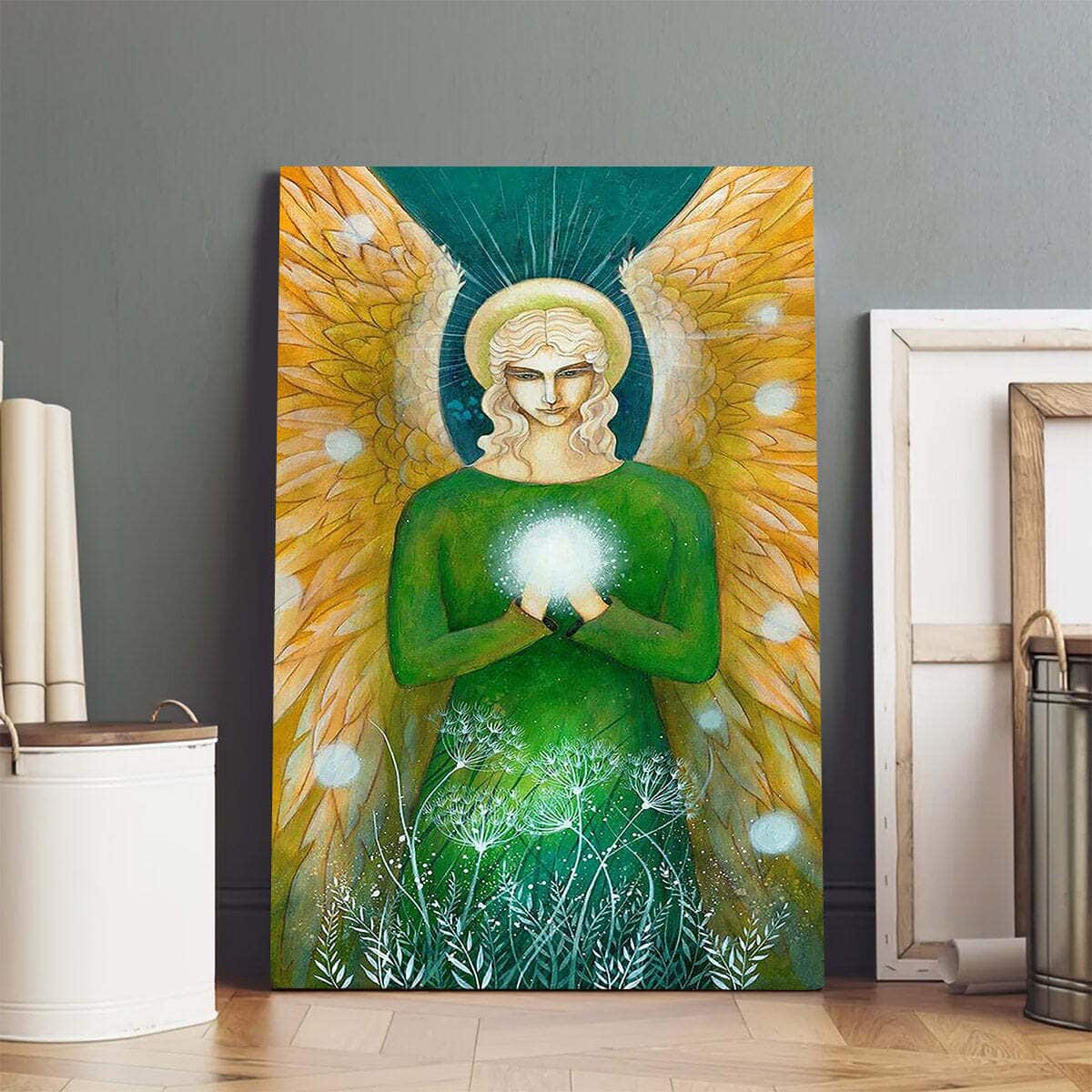Christian Canvas Print Archangel Raphael Christian Canvas Print Archangel Raphael