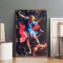 Christian Canvas Print Archangel Michael