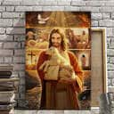 Christian Canvas Print Lamb Of Jesus Heaven Light Christian Canvas Print Lamb Of Jesus Heaven Light