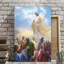Christian Canvas Print Jesus Ascending Into Heaven Christ Christian Canvas Print Jesus Ascending Into Heaven Christ