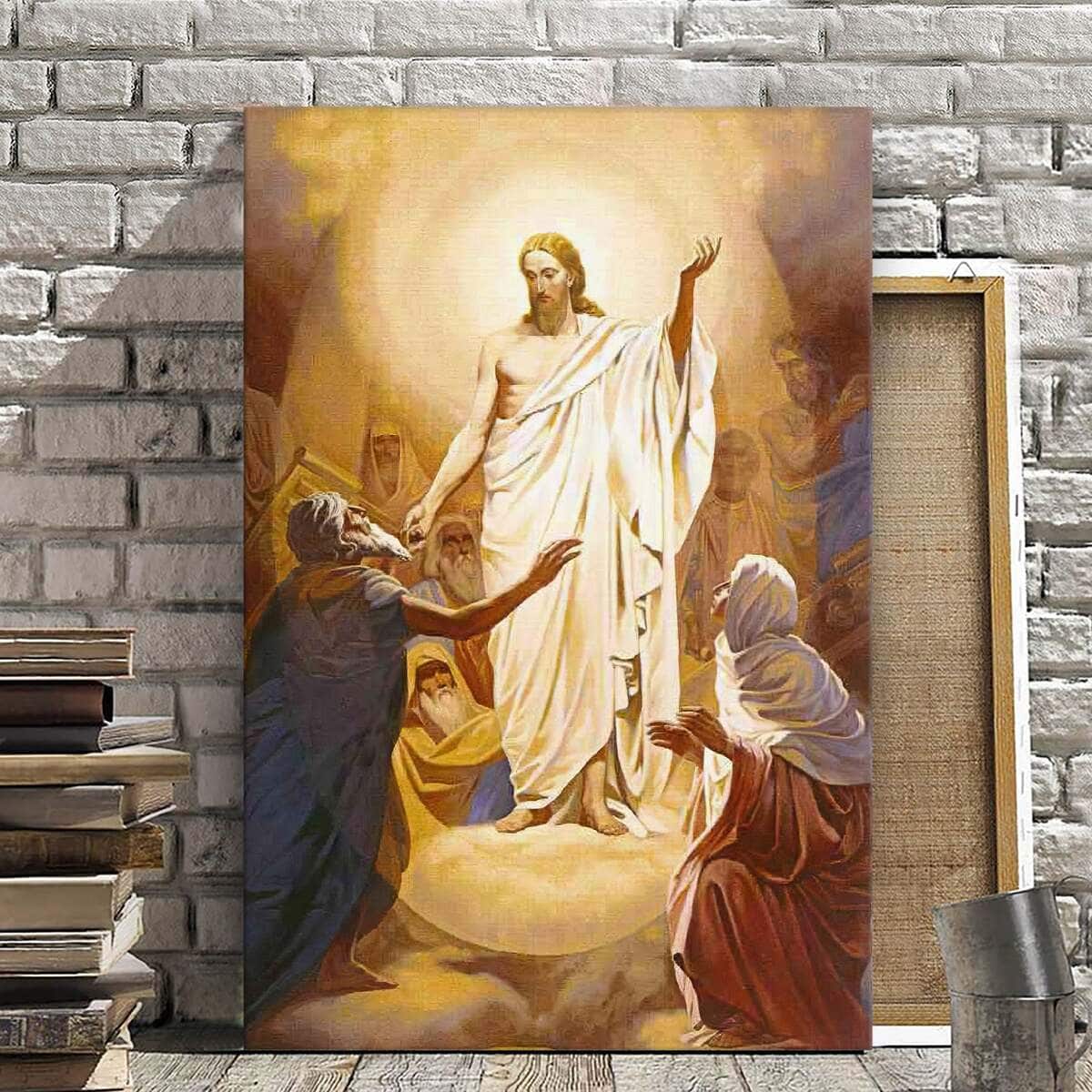 Christian Canvas Print Where Was Jesus For The Three Days Christ