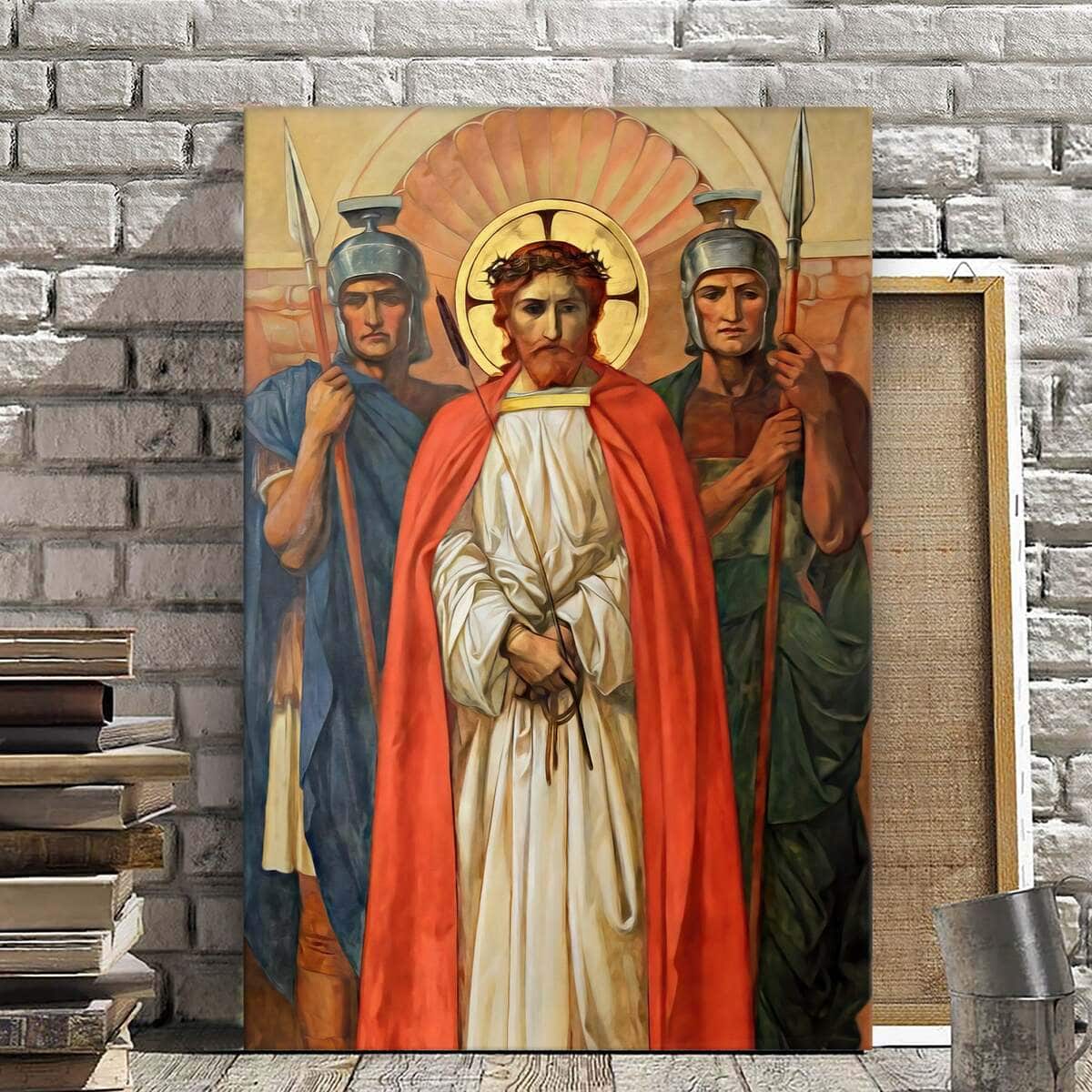Christian Canvas Print You Know That Place Between Sleep Jesus
