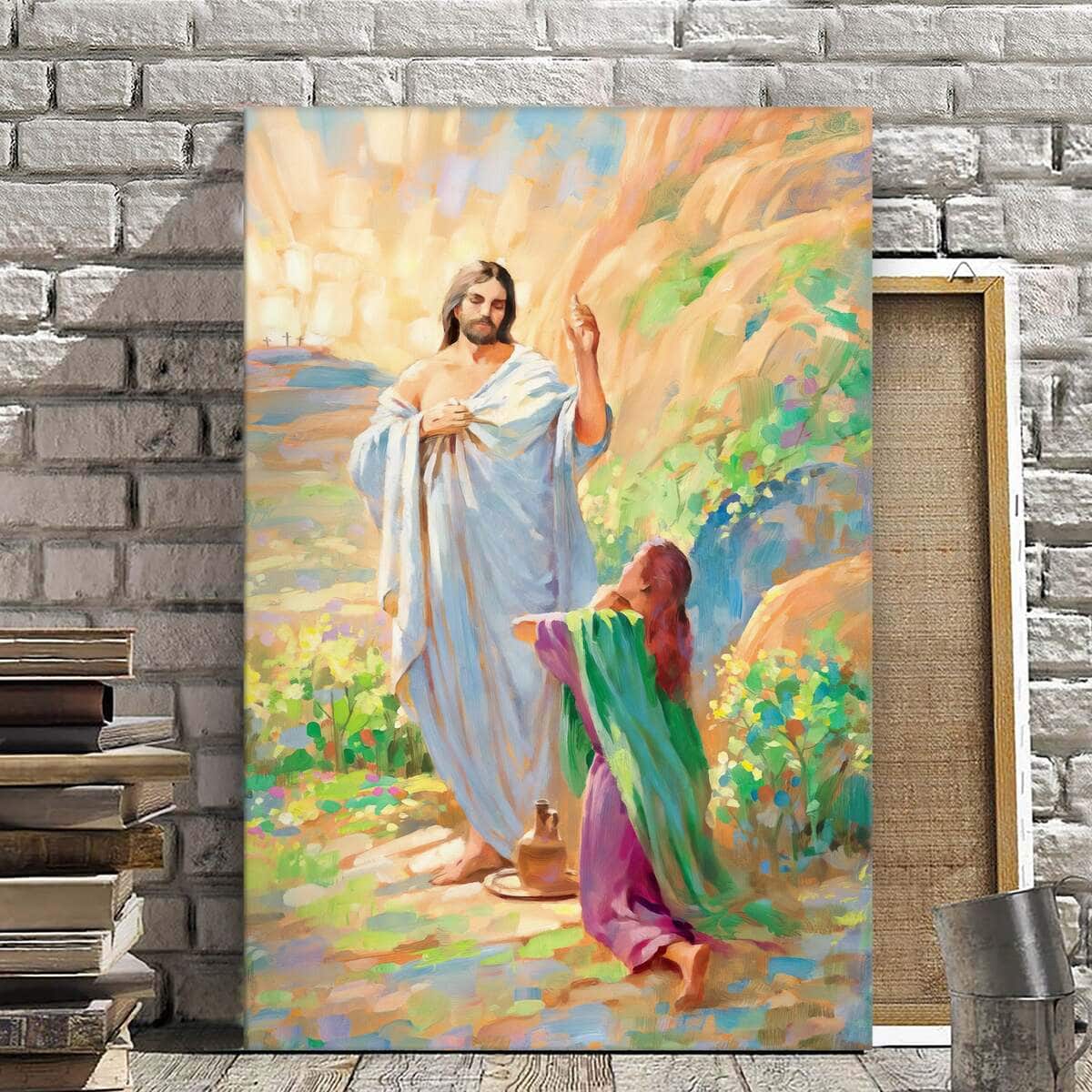 Christian Canvas Print Jesus And Mary Christian Canvas Print Jesus And Mary