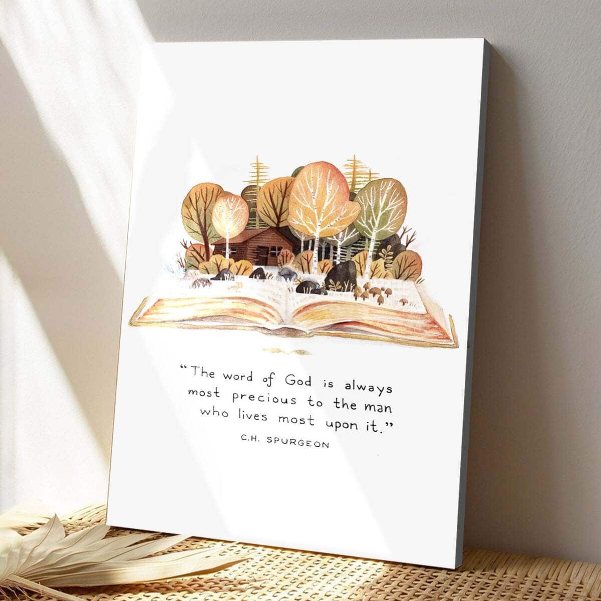 Christian Canvas Print The Word Of God Is Always Christian Canvas Print The Word Of God Is Always