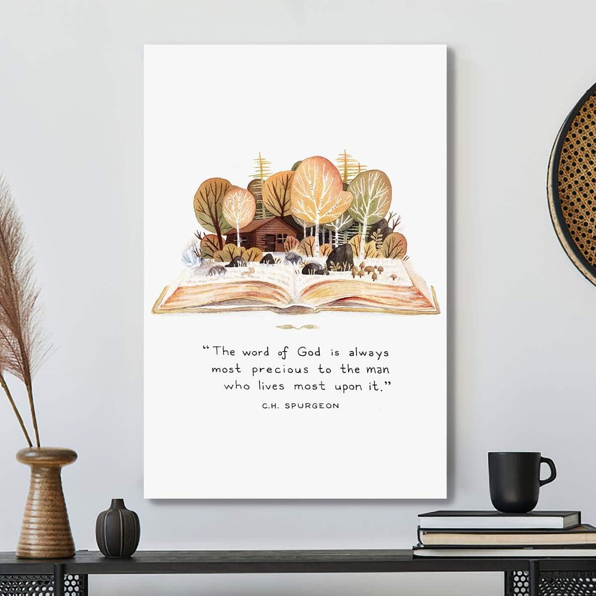 Christian Canvas Print The Word Of God Is Always Christian Canvas Print The Word Of God Is Always