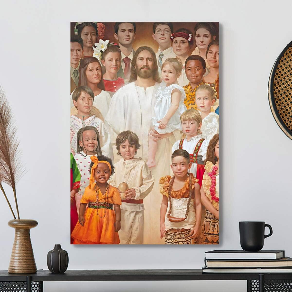 Christian Canvas Print I Am A Child Of Jesus