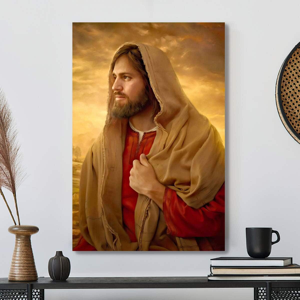 Christian Canvas Print Light Of The World Jesus