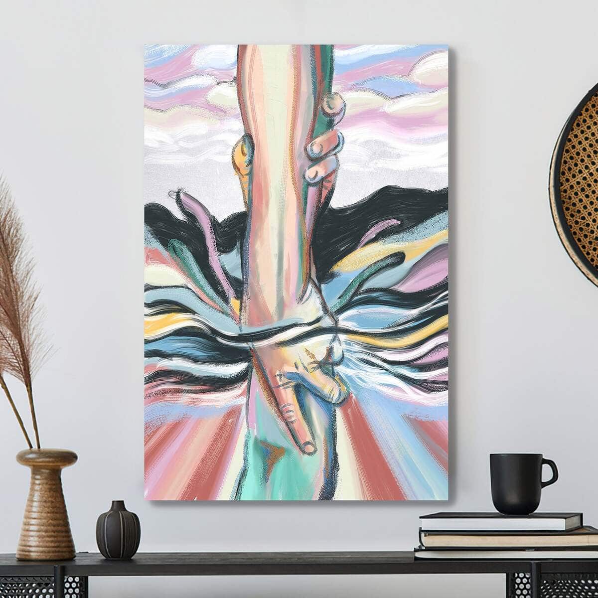 Christian Canvas Print Faith Over Doubt Christian Canvas Print Faith Over Doubt