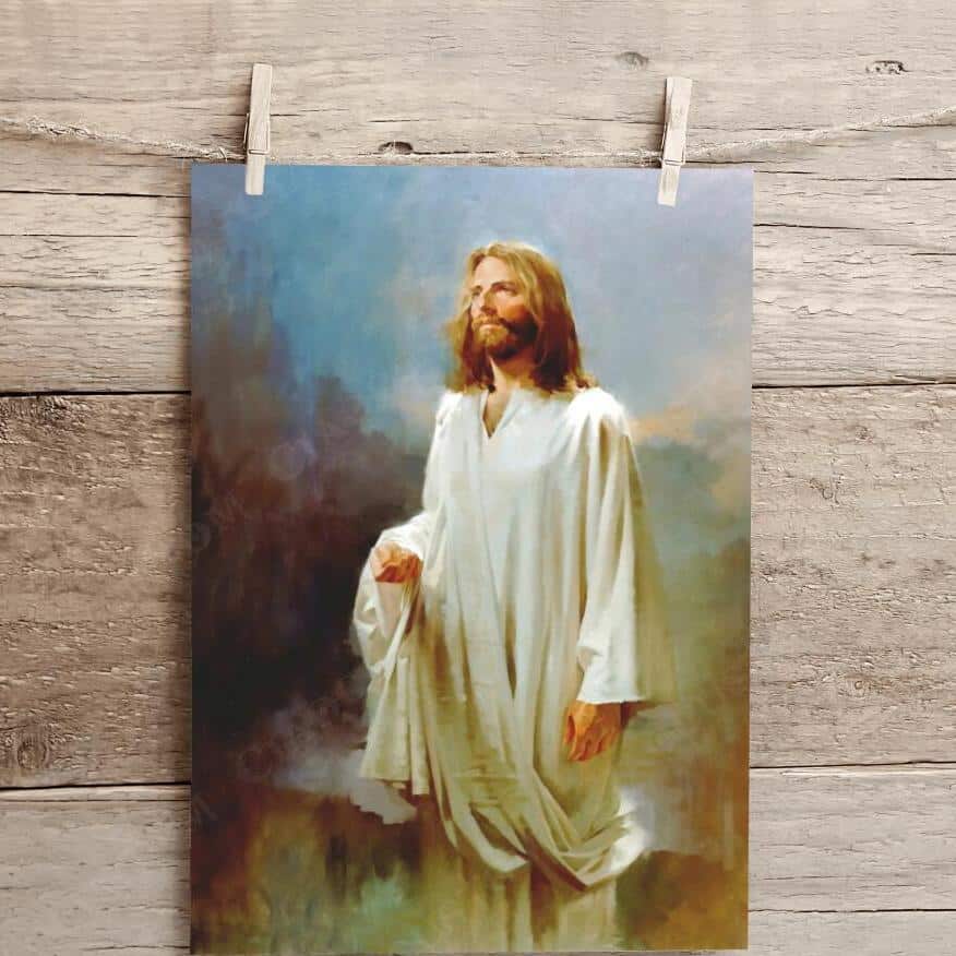 Christian Jesus Canvas Print The Risen Christ Christian Jesus Canvas Print The Risen Christ