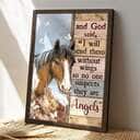 Christian Canvas Print Horse And God Said Christian Canvas Print Horse And God Said