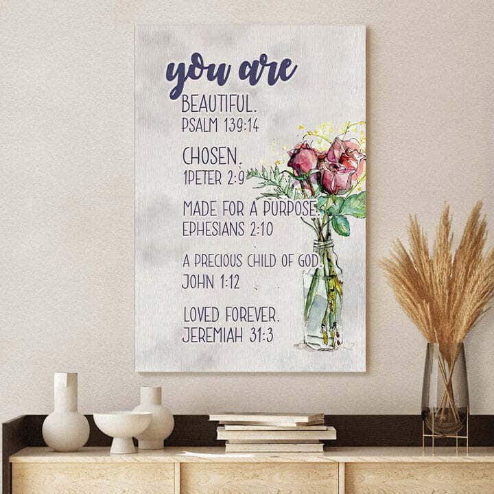 Christian Canvas Print You Are Who God Says Christian Canvas Print You Are Who God Says