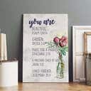 Christian Canvas Print You Are Who God Says