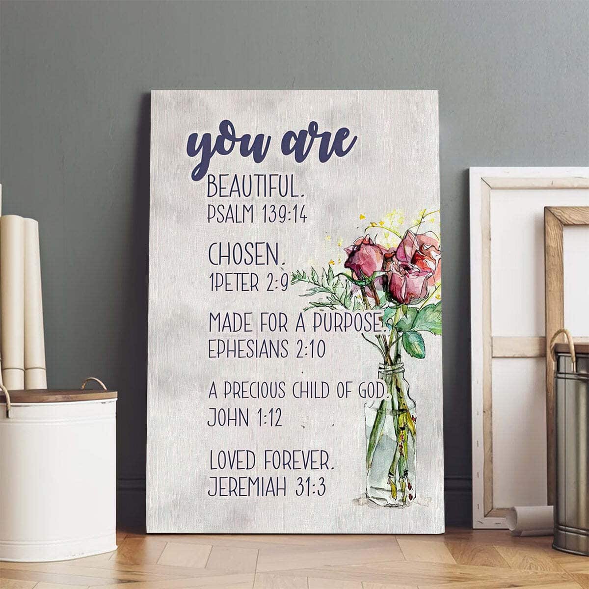 Christian Canvas Print You Are Who God Says Christian Canvas Print You Are Who God Says