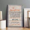 Christian Canvas Print My Daughter Is God's Gift