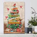 Christmas Christian Canvas Print Joy Love Peace Believe