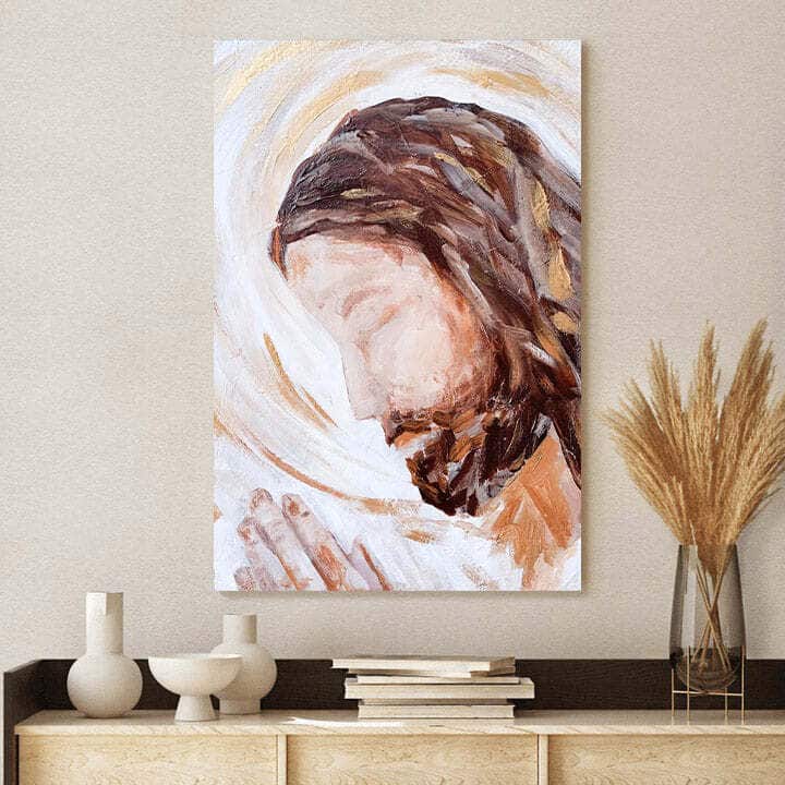 Christian Canvas Print Jesus Have Faith Our God