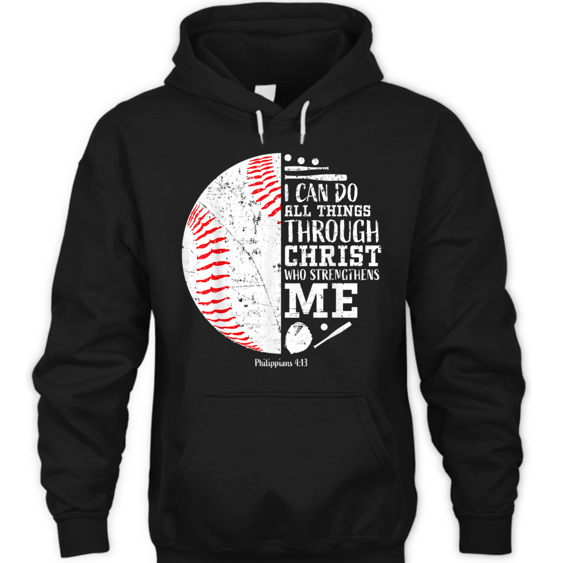 Baseball I Can Do All Things Through Christ Religious Bible Verse T-Shirt Baseball I Can Do All Things Through Christ Religious Bible Verse T-Shirt