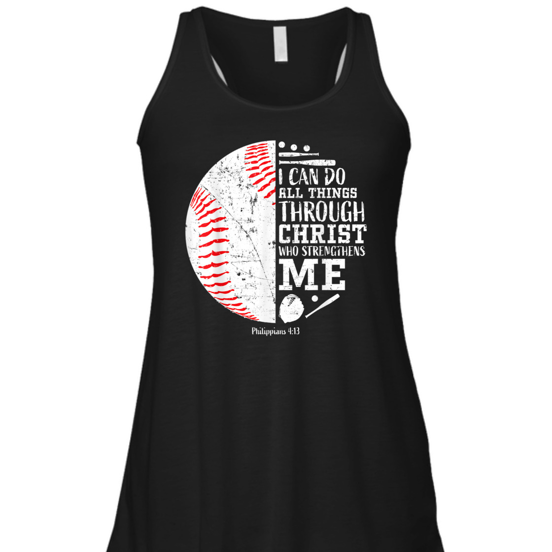 Baseball I Can Do All Things Through Christ Religious Bible Verse T-Shirt Baseball I Can Do All Things Through Christ Religious Bible Verse T-Shirt