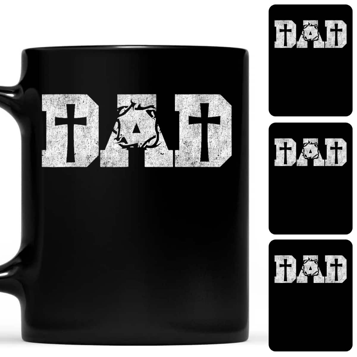 Blessed Dad Daddy Cross Christian Religious Father's Day T-Shirt Blessed Dad Daddy Cross Christian Religious Father's Day T-Shirt