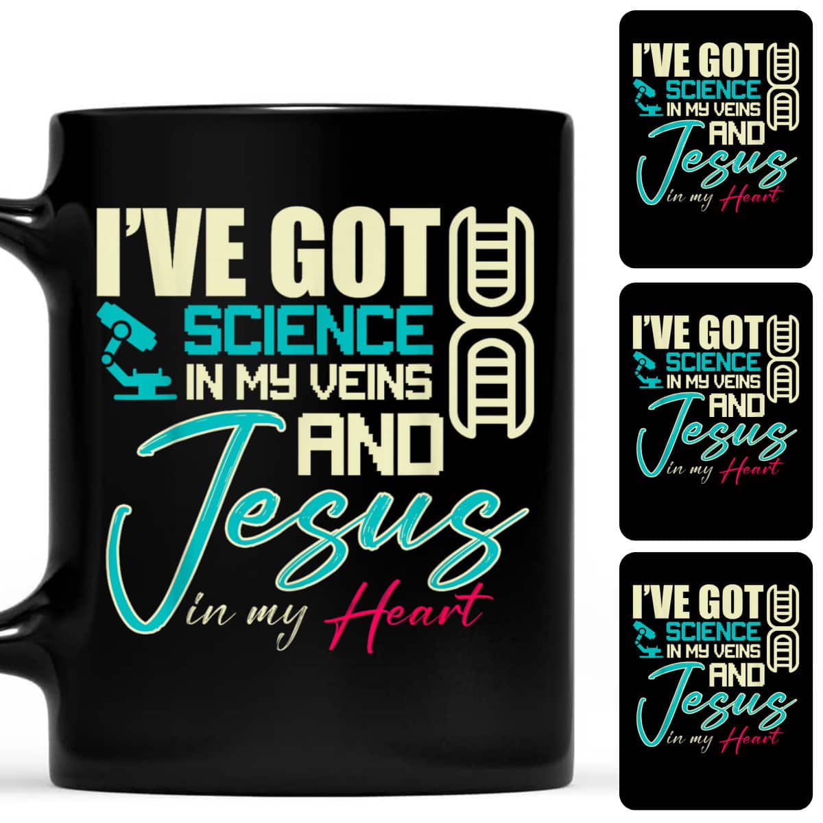 Christian I've Got Science In My Veins And Jesus In My Heart T-Shirt Christian I've Got Science In My Veins And Jesus In My Heart T-Shirt