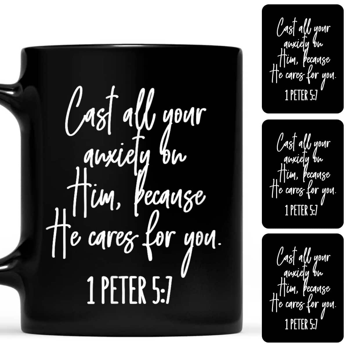 1 Peter 57 Christian Cast All Your Anxiety On Him T-Shirt 1 Peter 57 Christian Cast All Your Anxiety On Him T-Shirt