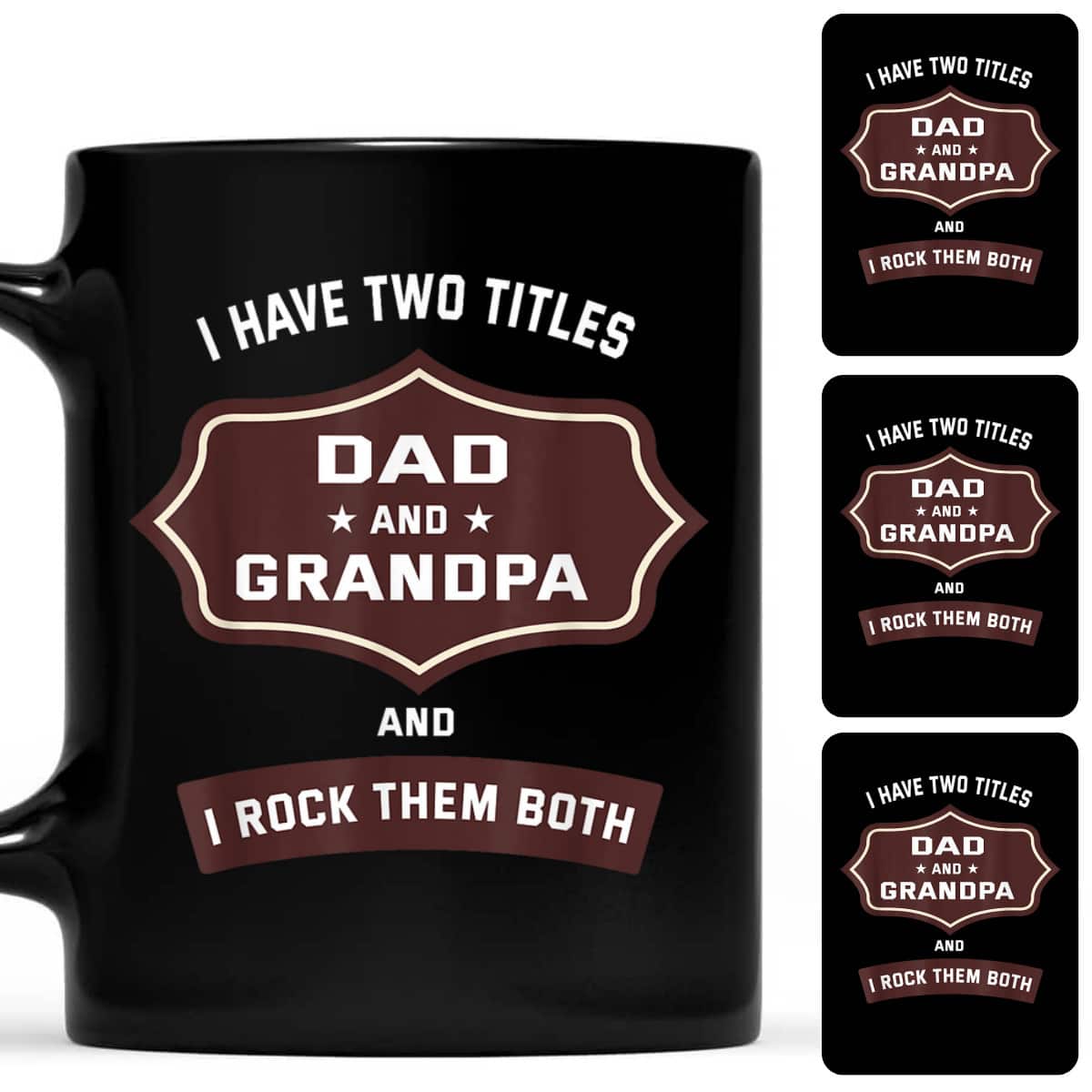 I Have Two Titles Dad And Grandpa Fathers Day T-Shirt I Have Two Titles Dad And Grandpa Fathers Day T-Shirt