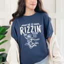 He Is Rizzin Basketball Jesus Retro Easter Christian T-Shirt