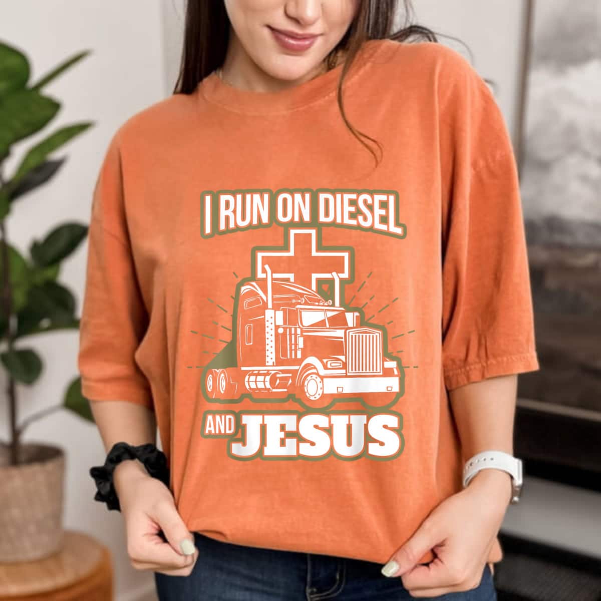 Jesus Truck Driver Christian Trucker T-Shirt
