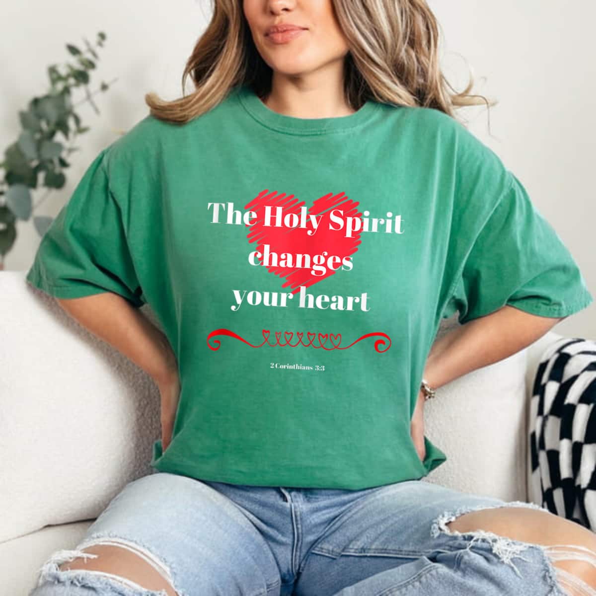 The Holy Spirit Changes Your Heart 2 Corinthians 33 T-Shirt