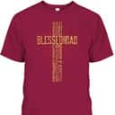 Father's Day For Dad Husband Blessed Dad Christian T-Shirt