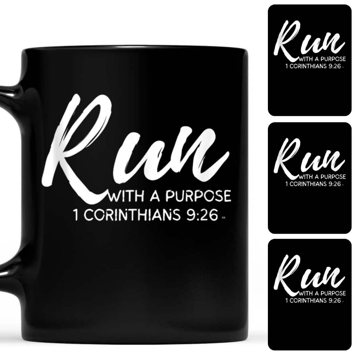 Christian Runner Run With A Purpose Running Gear Gift Quote T-Shirt Christian Runner Run With A Purpose Running Gear Gift Quote T-Shirt