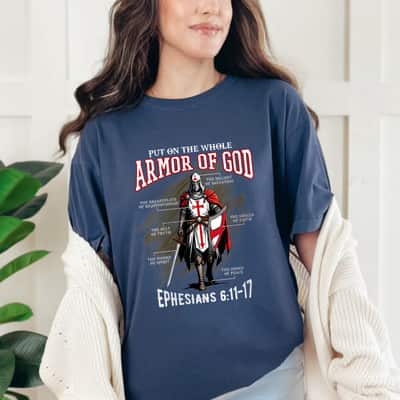 Full Armor Of God Christian Bible Verse Gift T-Shirt