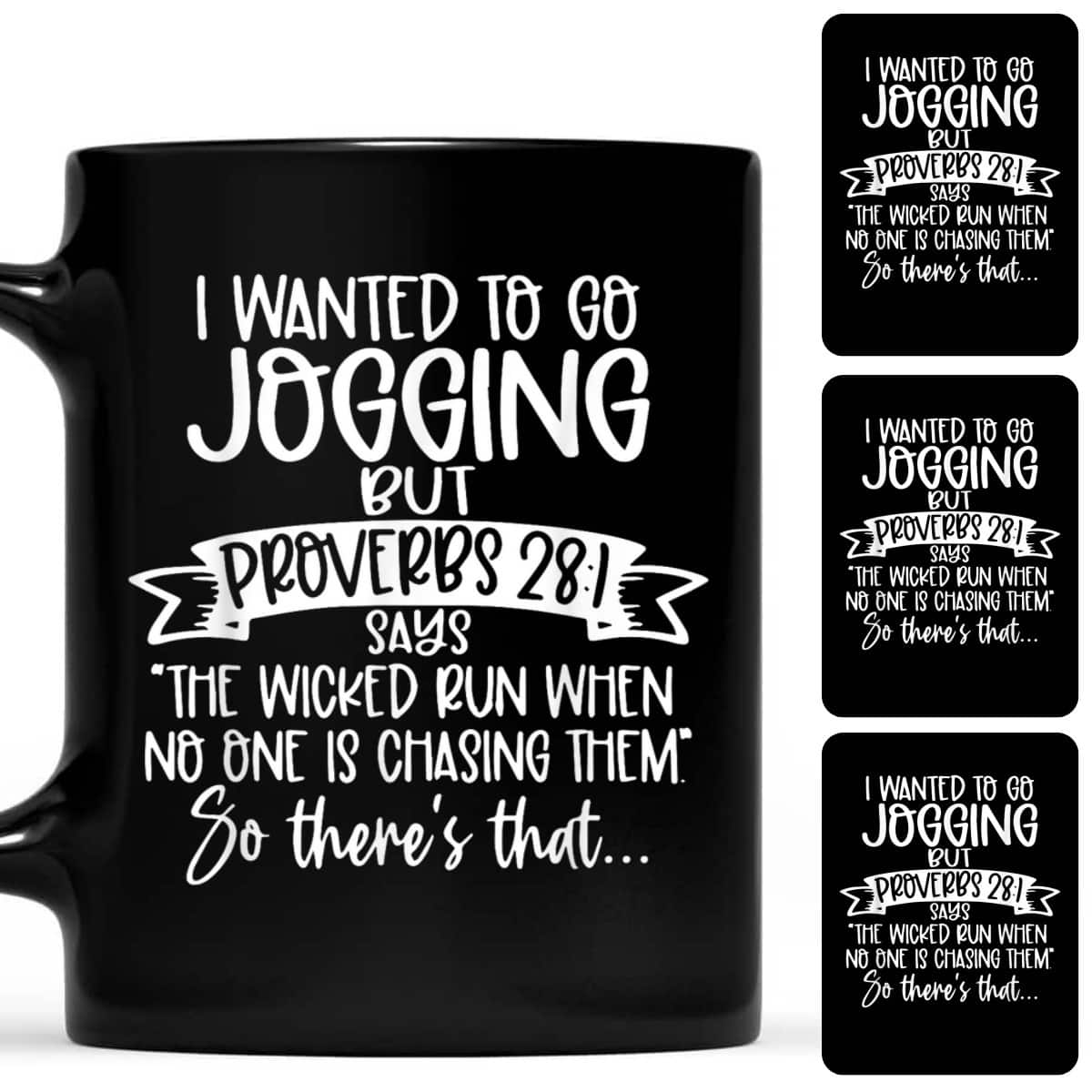 The Wicked Run When No One Is Chasing Funny Religious T-Shirt The Wicked Run When No One Is Chasing Funny Religious T-Shirt