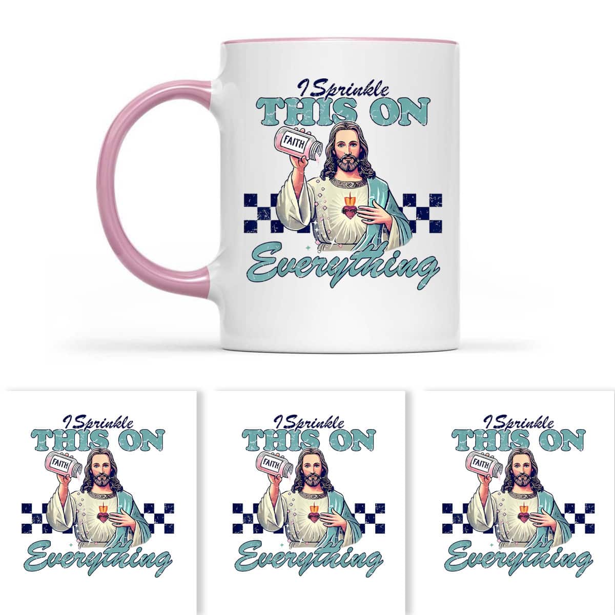 Funny Christian I Sprinkle This On Everything Christian Jesus Faith Quote T-Shirt Funny Christian I Sprinkle This On Everything Christian Jesus Faith Quote T-Shirt