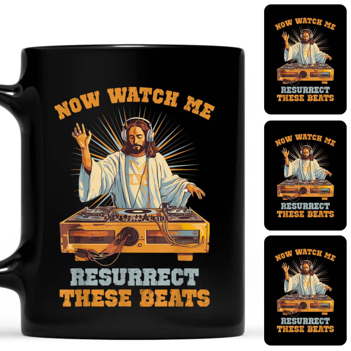 Funny Christian Now Watch Me Resurrect These Beats T-Shirt Funny Christian Now Watch Me Resurrect These Beats T-Shirt
