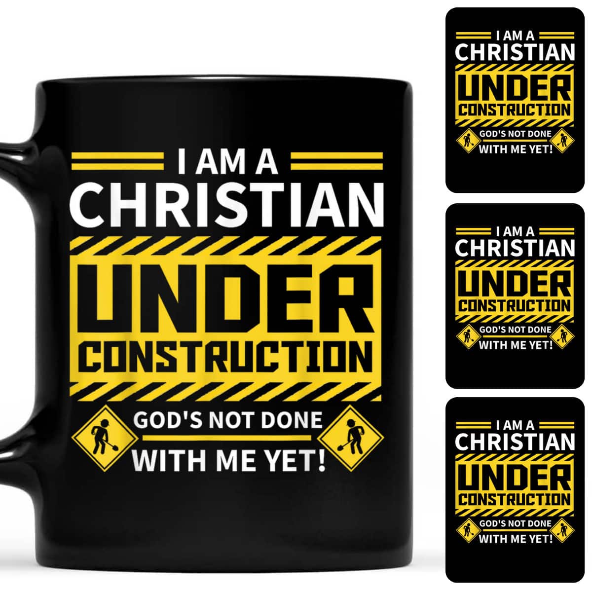 I'm Christian Christian Under Construction Gods Funny Road T-Shirt I'm Christian Christian Under Construction Gods Funny Road T-Shirt