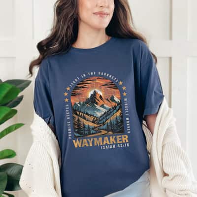 Vintage Waymaker Promise Keeper Miracle Worker Christian T-Shirt
