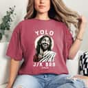 Funny Christian Easter Jesus YOLO JK BRB Black Small T-Shirt Funny Christian Easter Jesus YOLO JK BRB Black Small T-Shirt