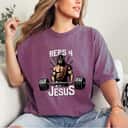 Reps 4 Jesus Epic Christian Gym Religious Funny Gift T-Shirt Reps 4 Jesus Epic Christian Gym Religious Funny Gift T-Shirt