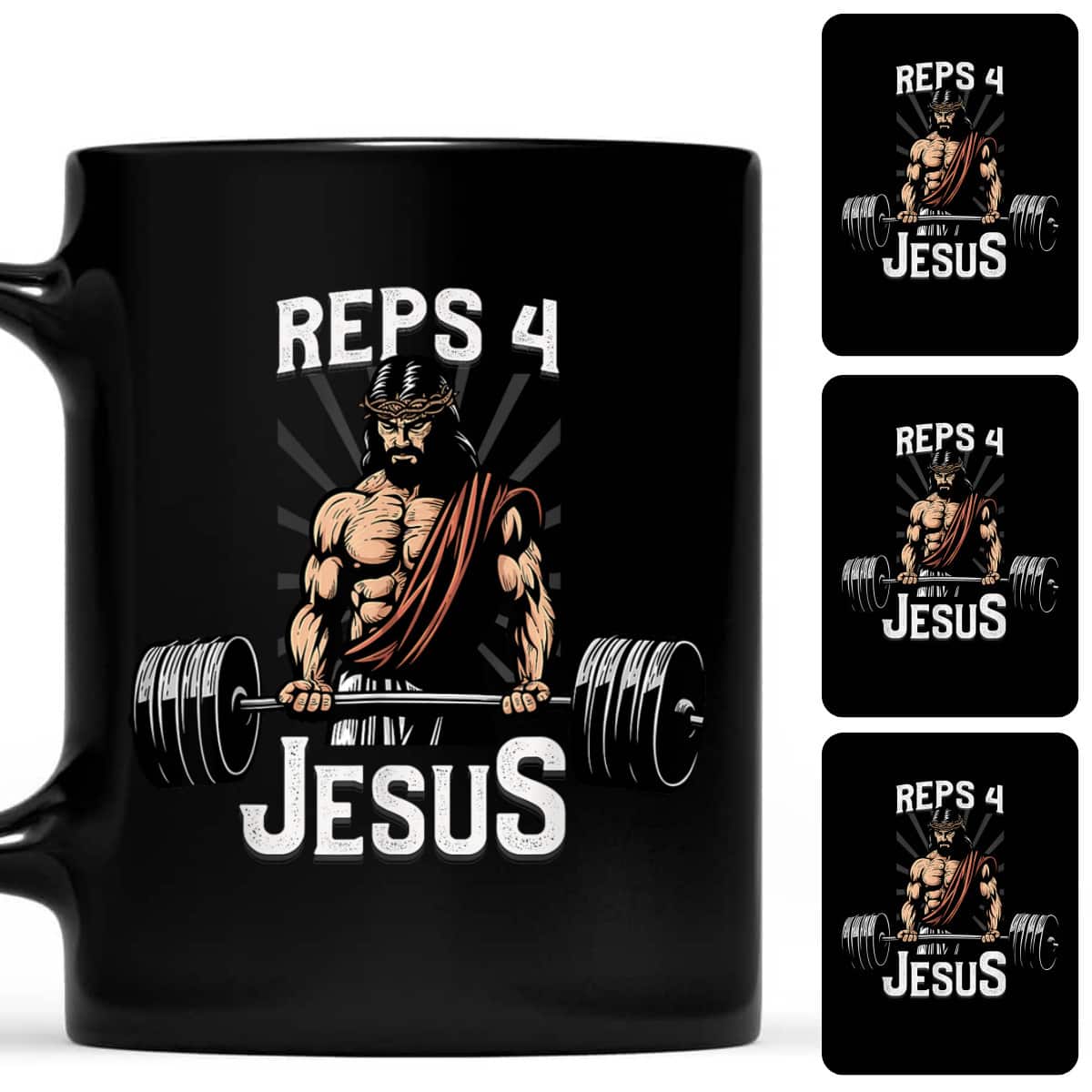 Reps 4 Jesus Epic Christian Gym Religious Funny Gift T-Shirt Reps 4 Jesus Epic Christian Gym Religious Funny Gift T-Shirt