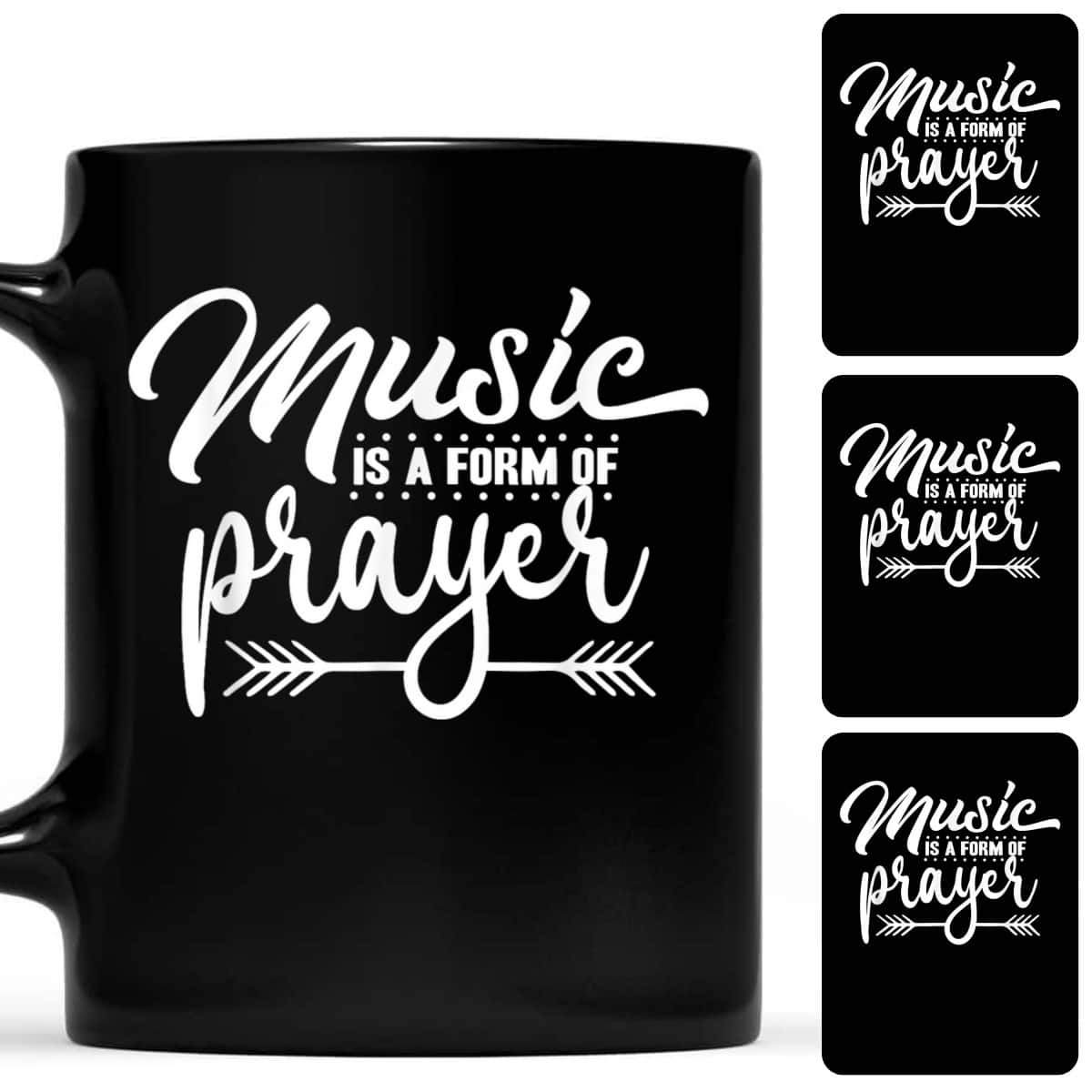 Music Is A Form Of Prayer Christian Musician Religious T-Shirt Music Is A Form Of Prayer Christian Musician Religious T-Shirt