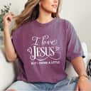 I Love Jesus But I Drink A Little Funny Christian Gift T-Shirt I Love Jesus But I Drink A Little Funny Christian Gift T-Shirt