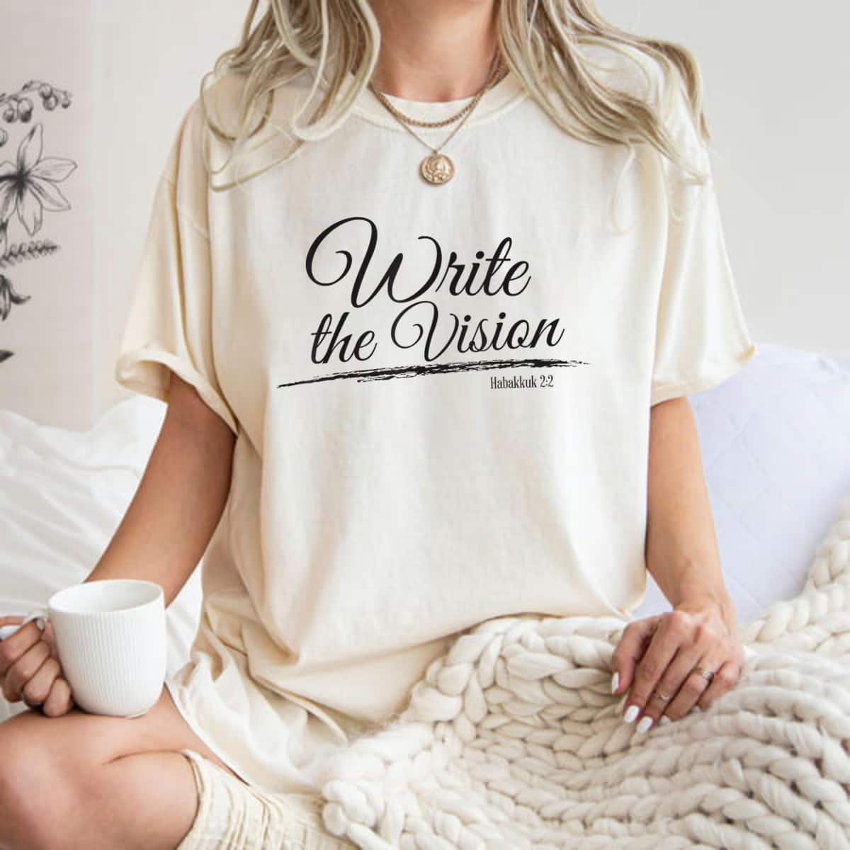 Write The Vision Christian Entrepreneur Bible Verse T-Shirt Write The Vision Christian Entrepreneur Bible Verse T-Shirt
