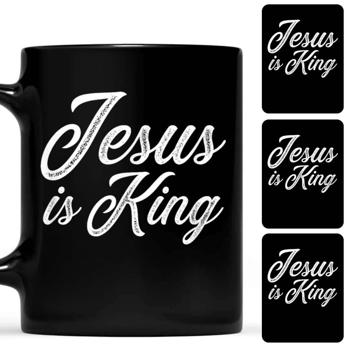 Christian Distressed Jesus Is King Religious Gift For Friend T-Shirt Christian Distressed Jesus Is King Religious Gift For Friend T-Shirt